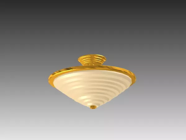 Home Furniture Cone Ceiling Light 3d model Home Furniture Cone Ceiling Light 3d model
