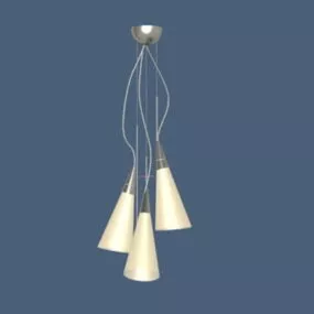 Modern Cone Pendant Lights 3d model