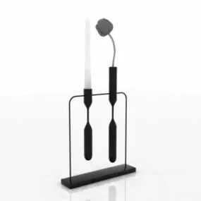 Contemporary Design Candle Holder 3d model