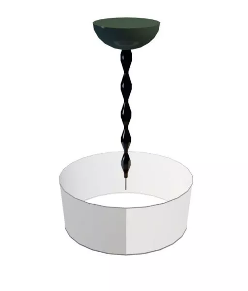 Contemporary White Pendant Light 3d model Contemporary White Pendant Light 3d model