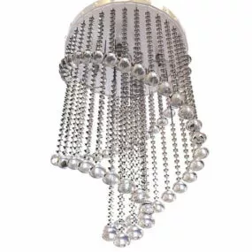 Hall Space Spiral Crystal Chandelier 3d model