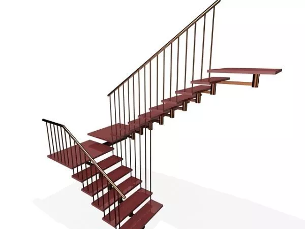 Contemporary Home Staircase Design 3d model Contemporary Home Staircase Design 3d model