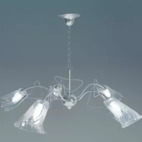 Living Room Contemporary Modern Chandelier 3d model