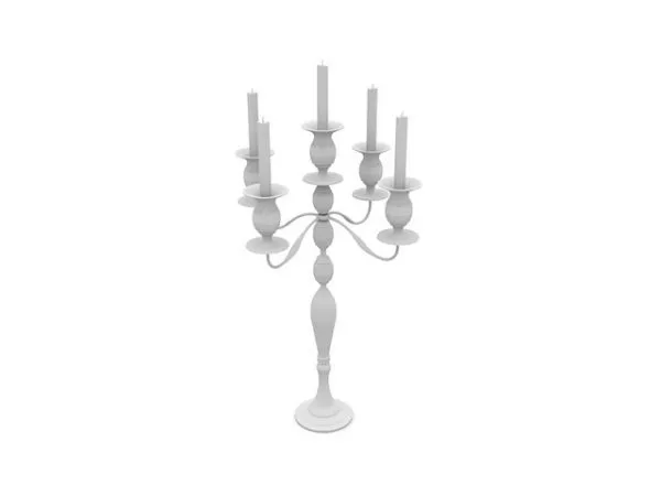 High Candlestick 3d model