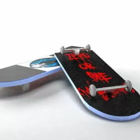Cool Skateboard 3d model