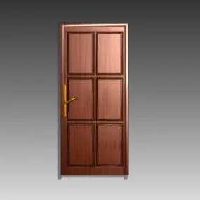 Home Copper Door Design 3d model