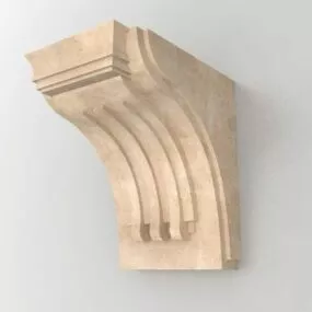 Corbel Bracket Wall Decoration 3d model