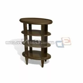 Corner Storage Rack Furniture 3d model