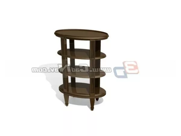 Corner Storage Rack Furniture 3d model Corner Storage Rack Furniture 3d model