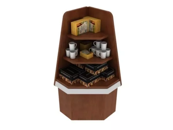 Bakery Shop Corner Display Cabinet 3d model Bakery Shop Corner Display Cabinet 3d model