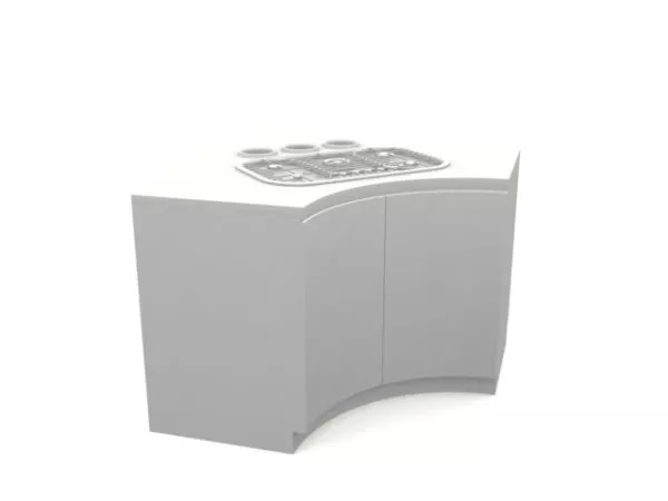 Corner Design Cooking Stove 3d model Corner Design Cooking Stove 3d model