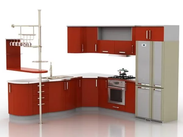 Architectural Apartment Building 3d model