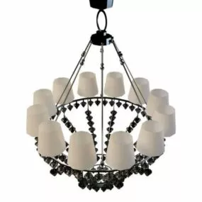 Western Corona Chandelier 3d model