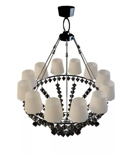 Western Corona Chandelier 3d model Western Corona Chandelier 3d model