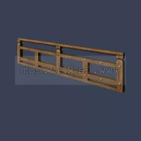 Corridor Fence Design 3d model