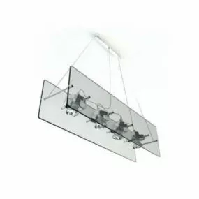 Hotel Corridor Pendant Light 3d model