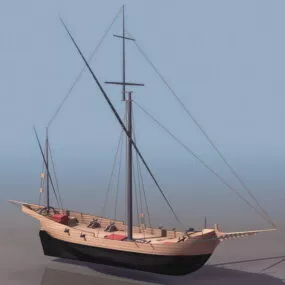 Watercraft Corsair Marine Sailboat 3d model