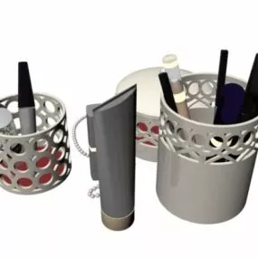 Women Cosmetic Set 3d model