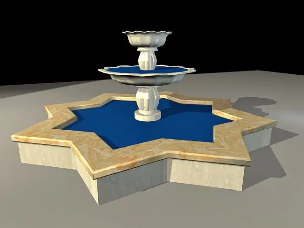 Water Fountain Particle 3d model