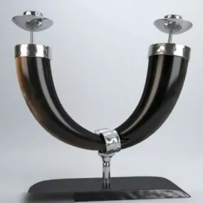 House Cow Horn Decor 3d model