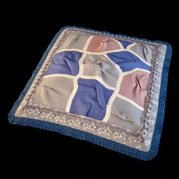 Pillow Modern Pattern 3d model