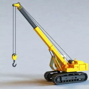 Industrial Crawler Crane 3d model