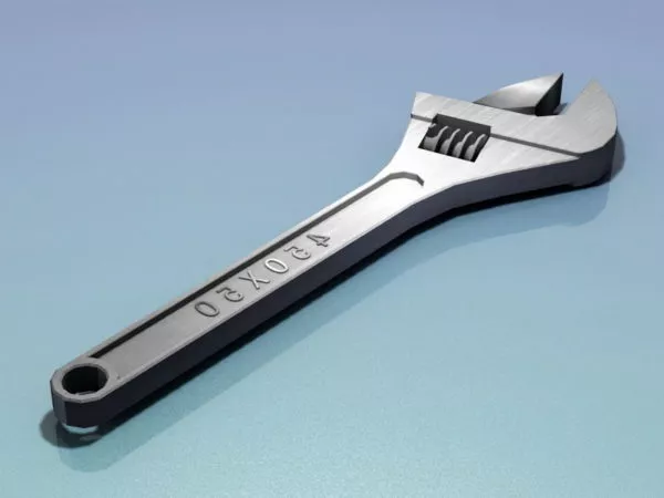 Crescent Wrench Home Tool 3d model Crescent Wrench Home Tool 3d model