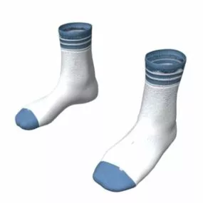 Crew Socks 3d model