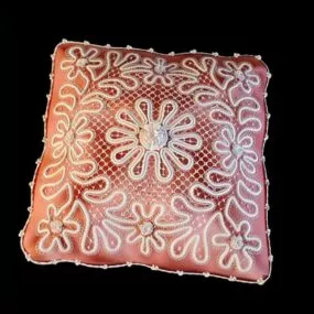 Cross Stitch Pattern Pillow 3d model