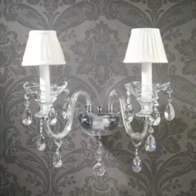 Crystal Chandelier Wall Sconces Lamp 3d model