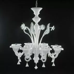 Living Room Crystal Light Chandelier 3d model