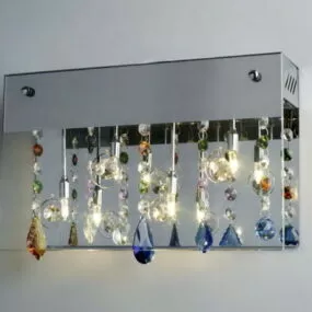Crystal Wall Sconces Decoration 3d model