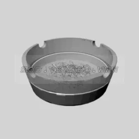 Crystal Cigar Ashtray 3d model