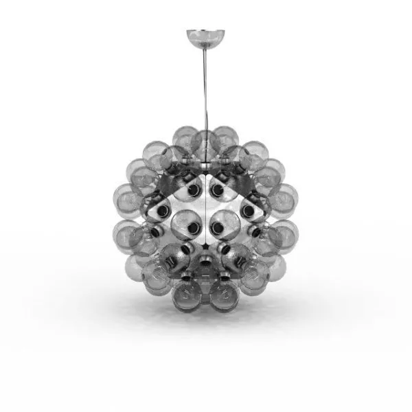 Modern Crystal Bubble Pendant Light 3d model Modern Crystal Bubble Pendant Light 3d model