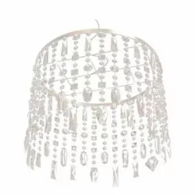 Crystal Drop Lights Furniture 3d model