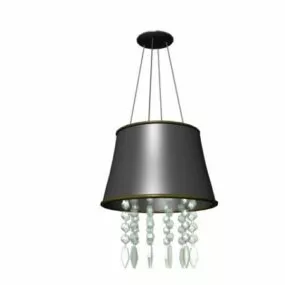 Crystal Drop Ceiling Pendant Light 3d model