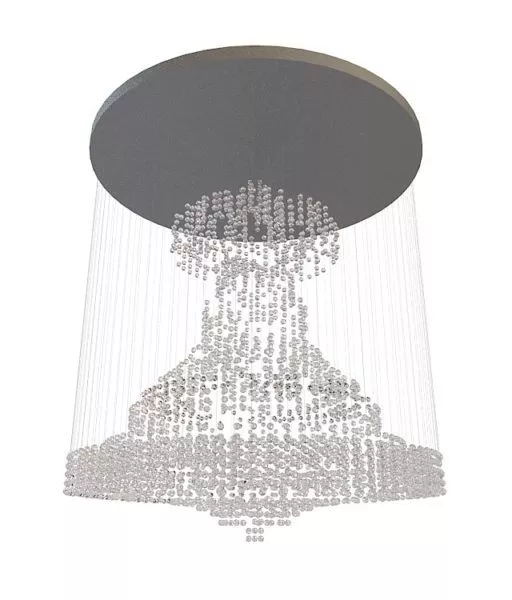 Drop Crystal Pendant Chandelier 3d model Drop Crystal Pendant Chandelier 3d model
