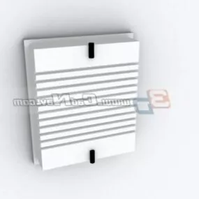 Cube Design Led Wall Light 3d model