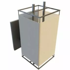 Furniture Cuboid Wall Light 3d model