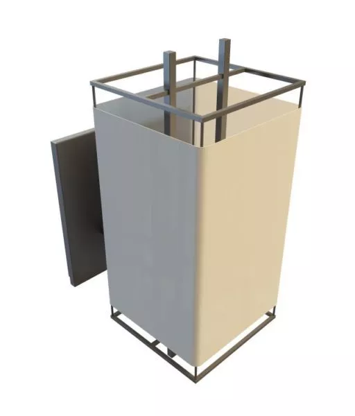 Sconce Lamp Rectangular 3d model