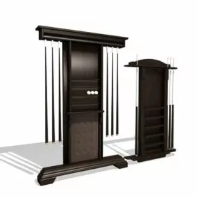 Cue Stick Racks Furniture 3d model