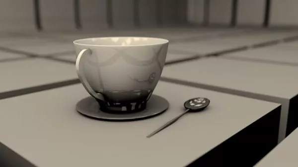 Cups Stack Tableware 3d model