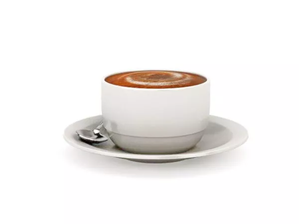 Tableware Cups On Plate 3d model