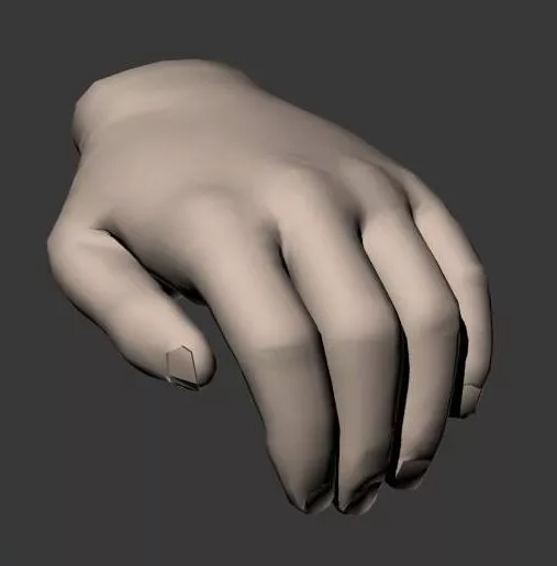Lowpoly Female Hand 3d model