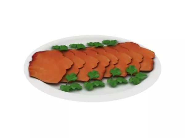 Cured Meats Dinning Food 3d model Cured Meats Dinning Food 3d model