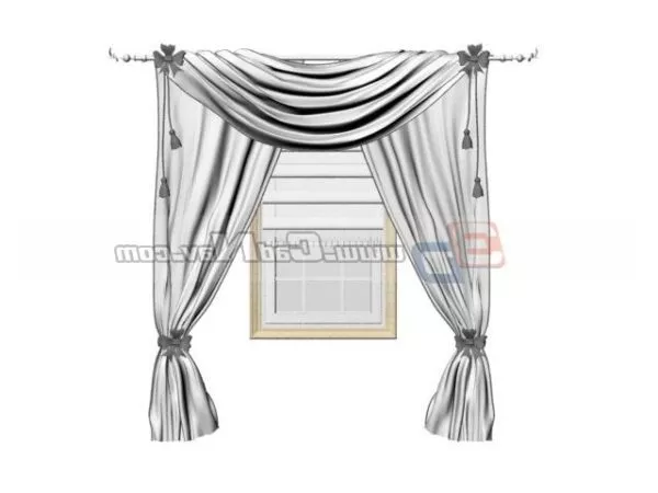 Window Curtain Antependium 3d model Window Curtain Antependium 3d model