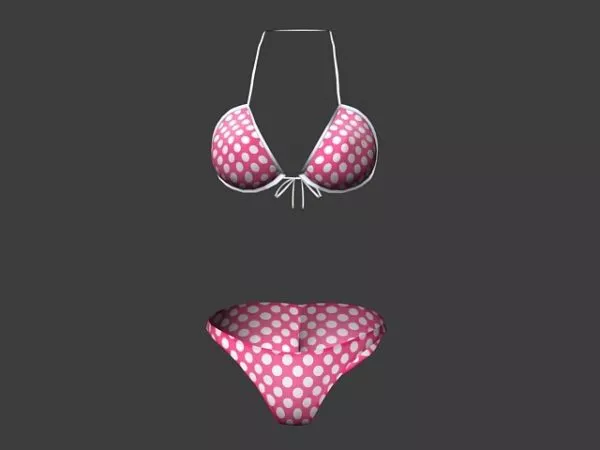 Sport Swimsuit Girl 3d model