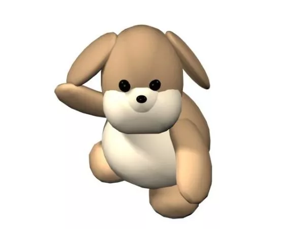 Cute Cartoon Bear Toy 3d model Cute Cartoon Bear Toy 3d model