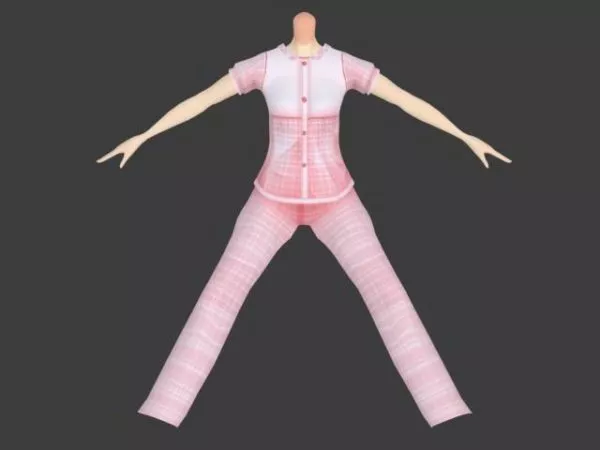Greta Thunberg Character 3d model