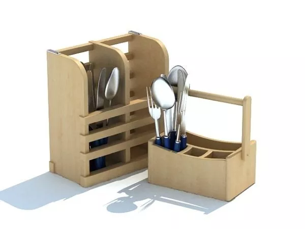 Antique Cutlery Set 3d model